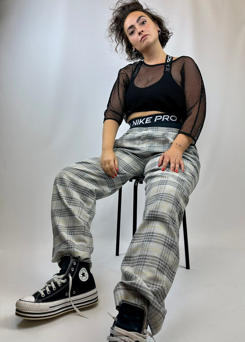 Zwarte visnet top