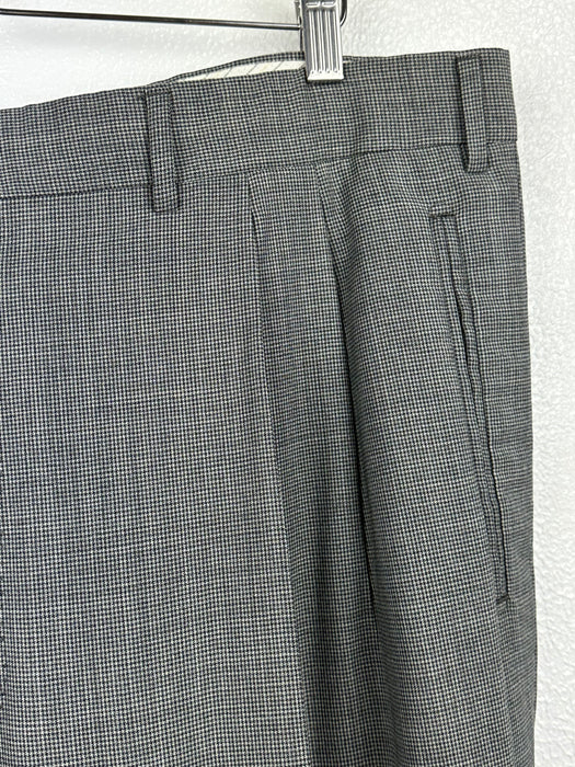 Grijze bandplooi broek