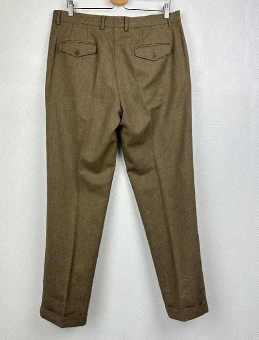 Camel kleurige tweed broek
