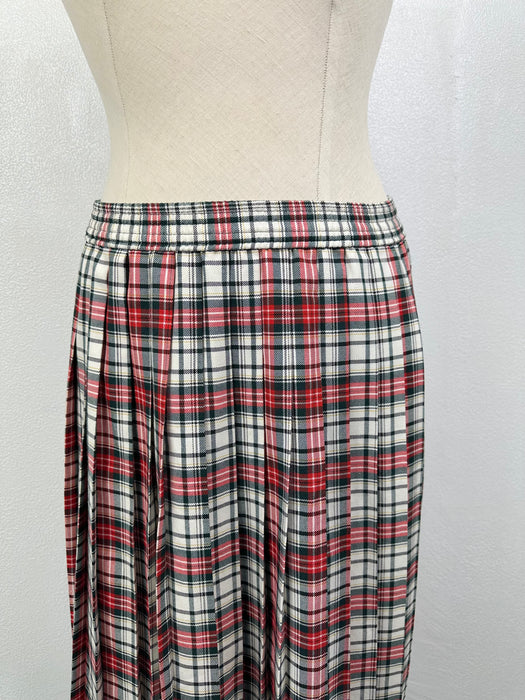 Geruite kilt plissé rok