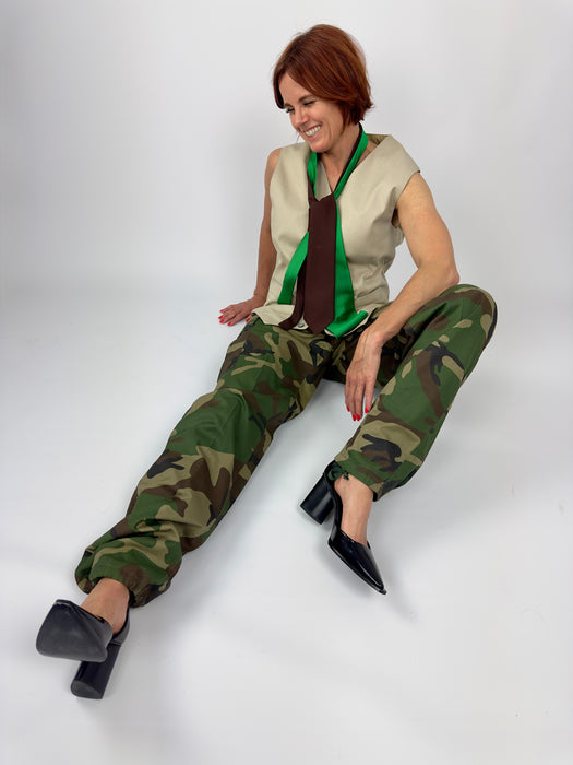 Zandkleurig gilet