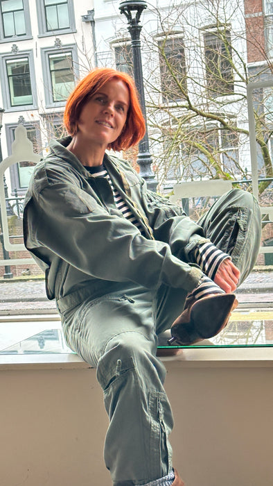 Grijsgroene vliegeniers overall