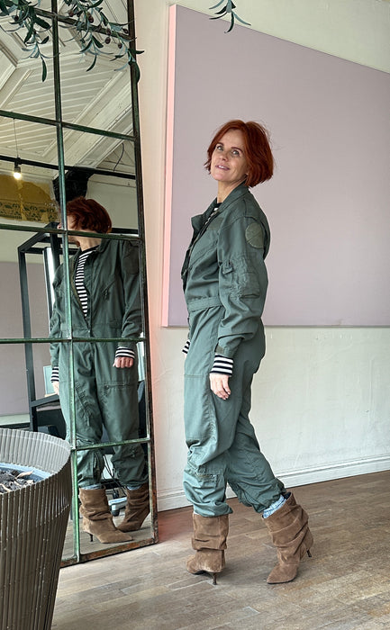 Grijsgroene vliegeniers overall