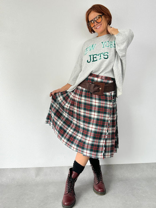 Schotse kilt plissé rok