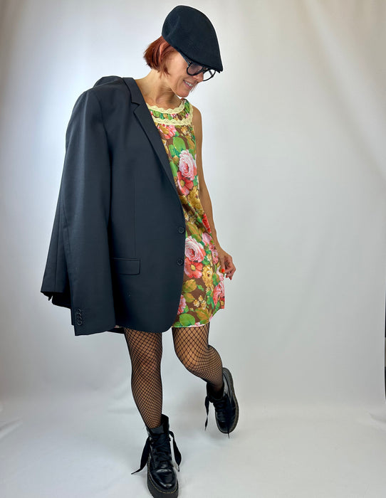 Gebloemde slipdress