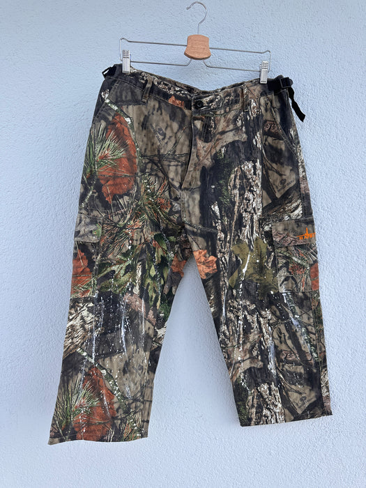 Reworked realtree broek met verfspetters