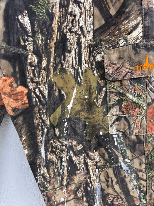 Reworked realtree broek met verfspetters