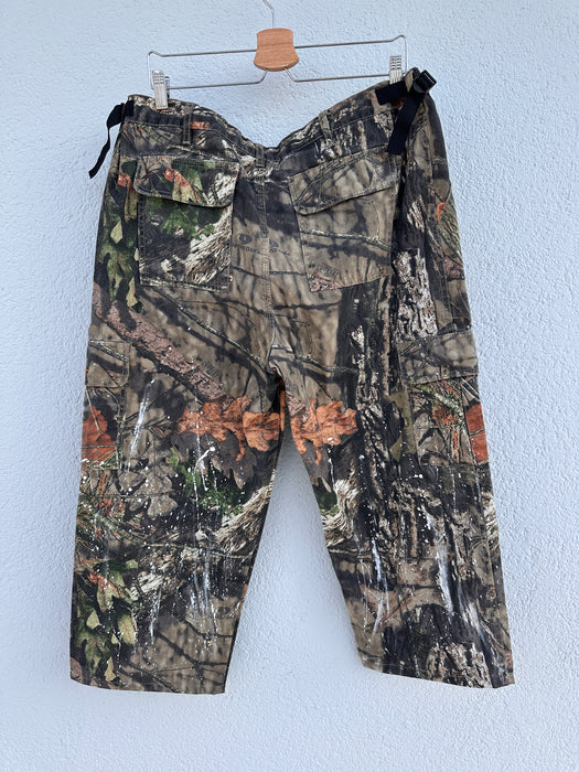 Reworked realtree broek met verfspetters