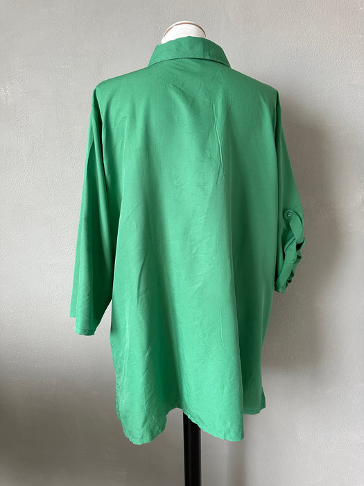 Groene oversized blouse