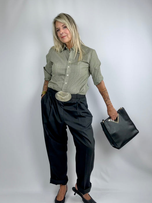 Zwarte oversized pantalon