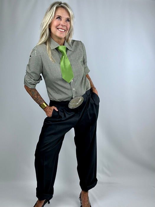 Zwarte oversized pantalon
