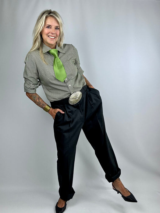 Zwarte oversized pantalon