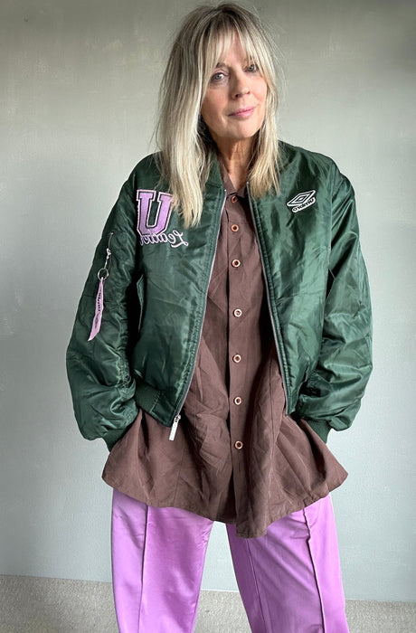 Groen bomber jack van Umbro