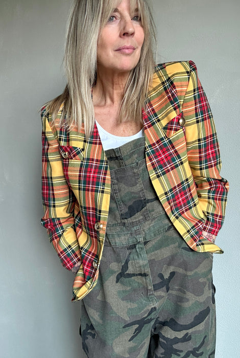 Klassiek geruit jasje