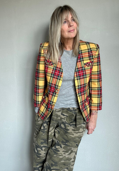 Klassiek geruit jasje