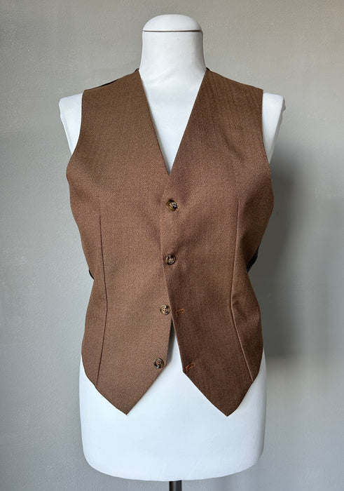Chocoladebruin gilet