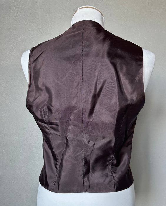 Chocoladebruin gilet