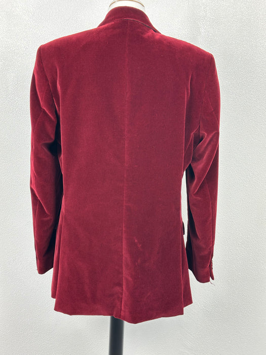 Burgundy fluwelen colbert Hugo Boss