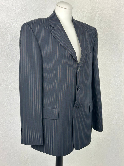 Donker blauw krijtstreep colbert