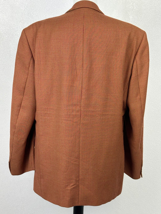 Colbert met rood-beige mini ruitje