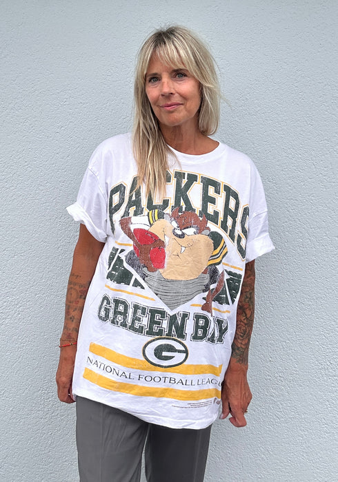 Wit oversized T-shirt Packers Greenbay