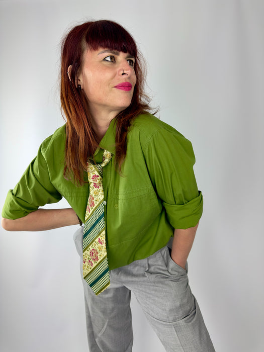 Donkergroene blouse Timberland