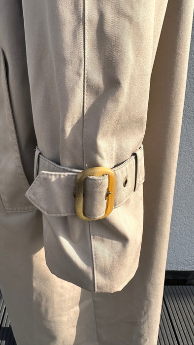Beige trenchcoat