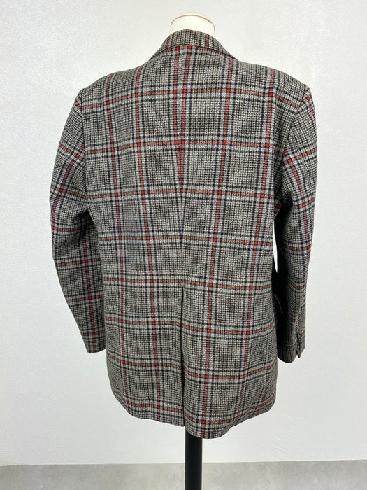 Grijs geruit oversized colbert