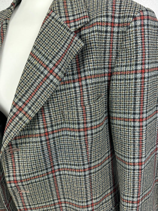 Grijs geruit oversized colbert