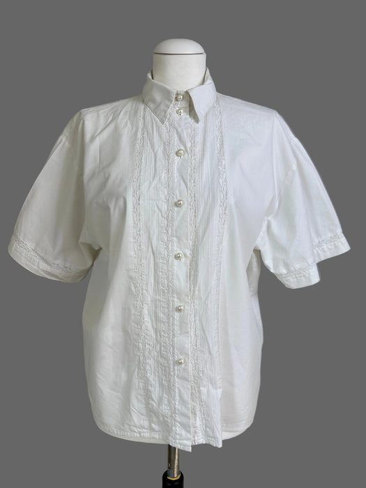 Witte blouse met kant