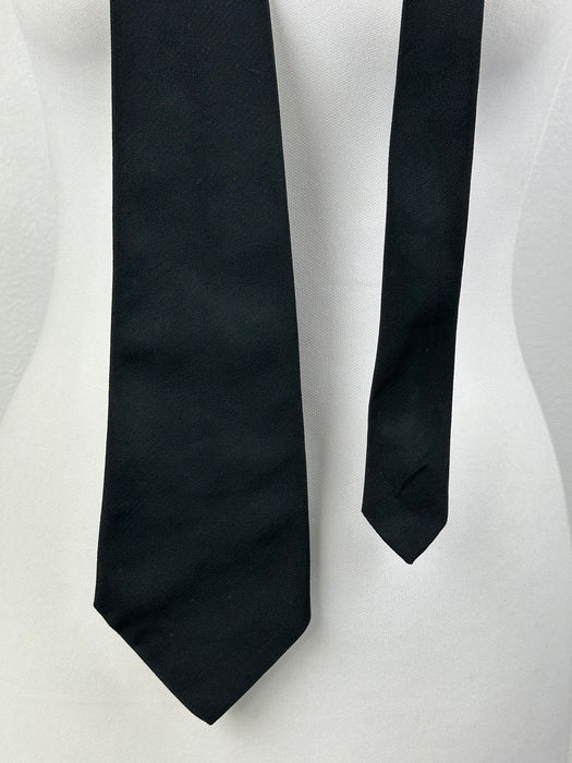 Stropdas effen zwart