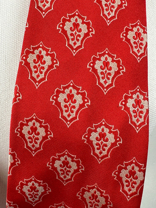 Rode stropdas met motief