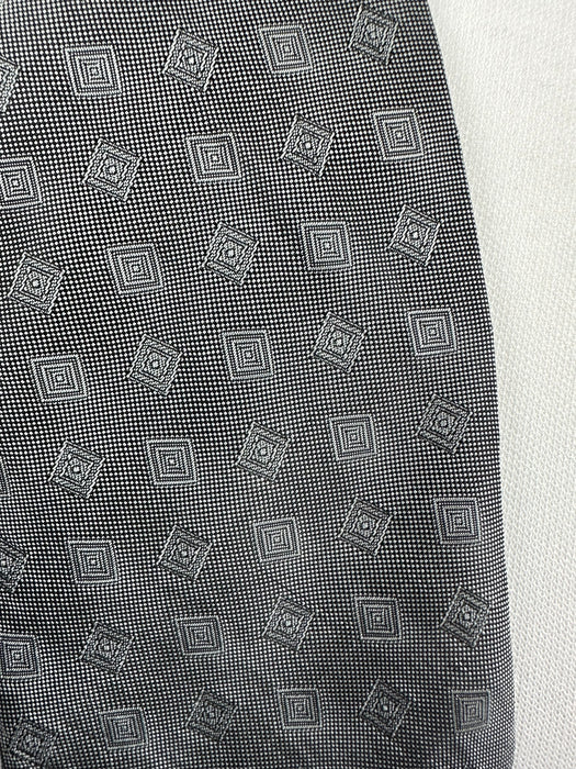 Grijze stropdas met motief