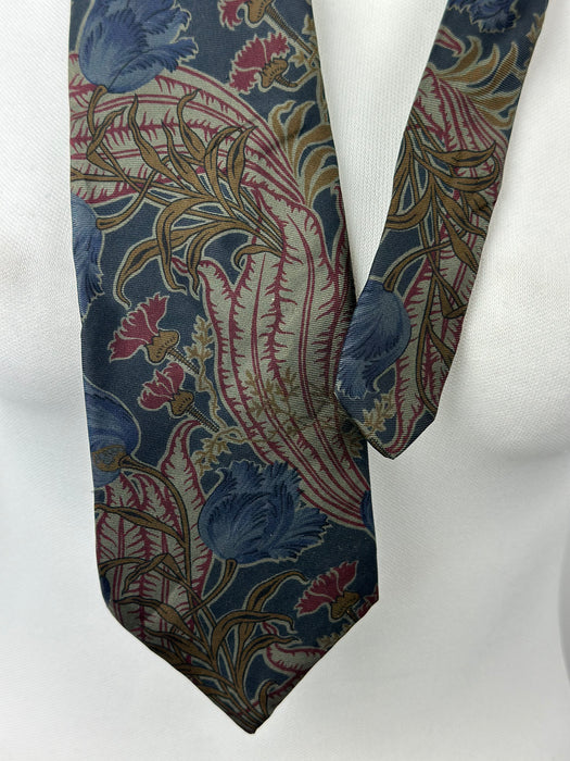 Stropdas met bloem patroon
