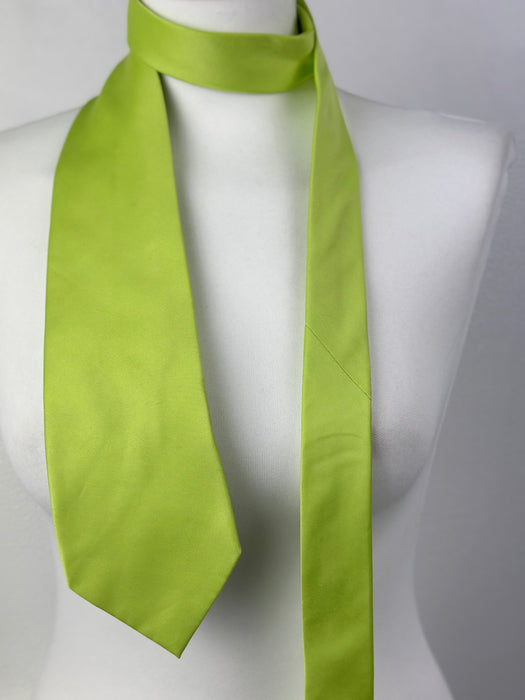 Effen lichtgroene stropdas