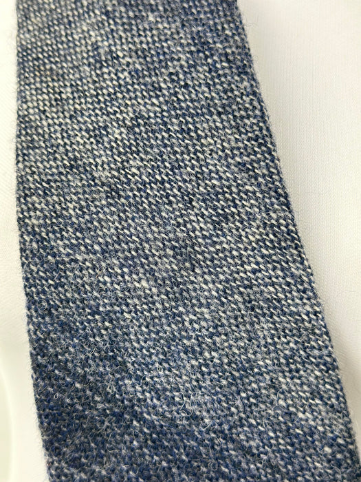 Vintage stropdas in grijs blauw