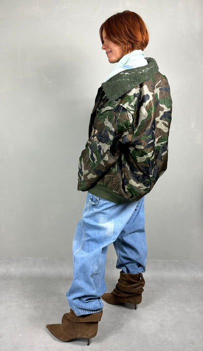 Camo bomber jack