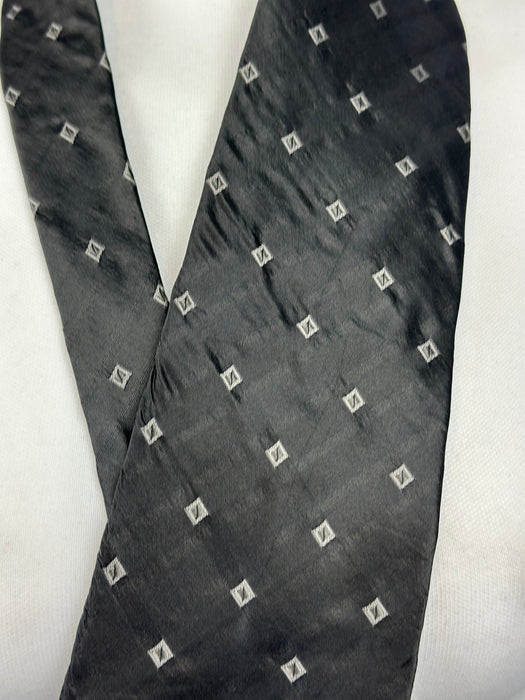 Stropdas in donkergrijs