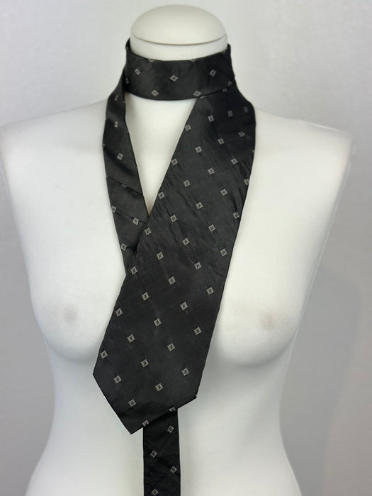 Stropdas in donkergrijs