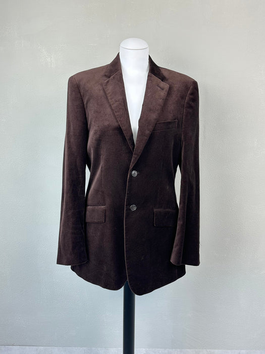 Bruin velours colbert