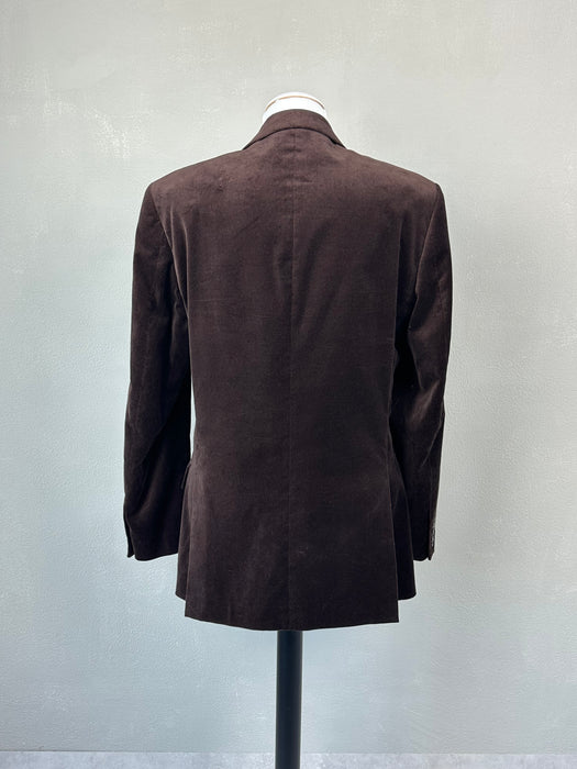 Bruin velours colbert