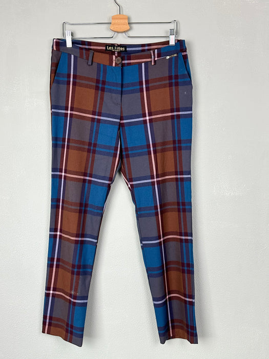 Broek met grote ruit