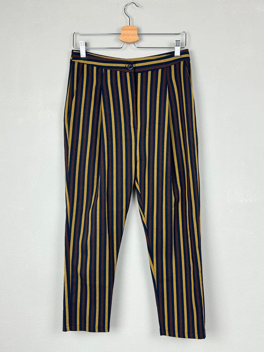 Gestreepte broek met steekzakken