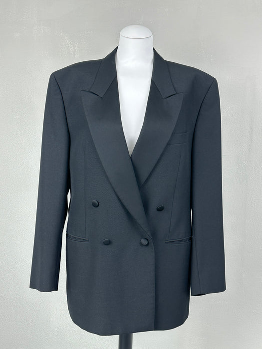 Smoking jas met puntige kraag L