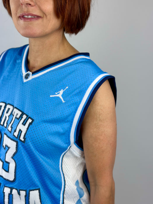 Nike Jordan top wit en blauw