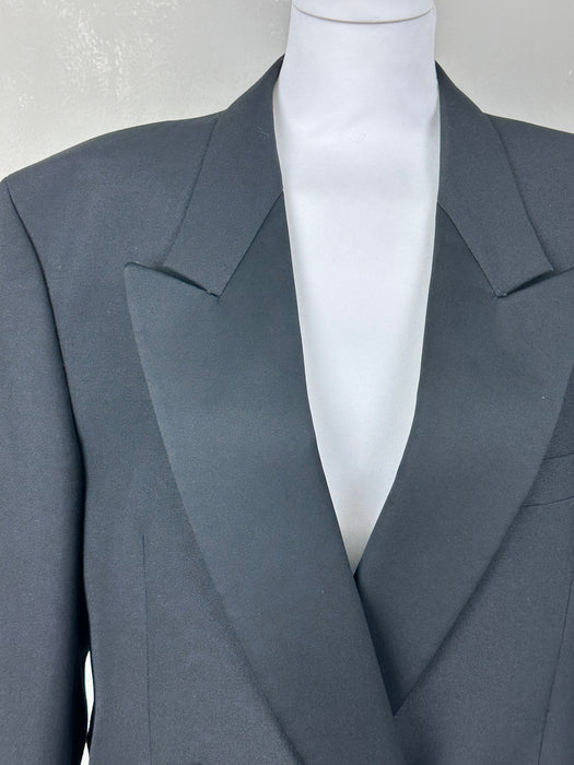 Smoking jas met puntige kraag L