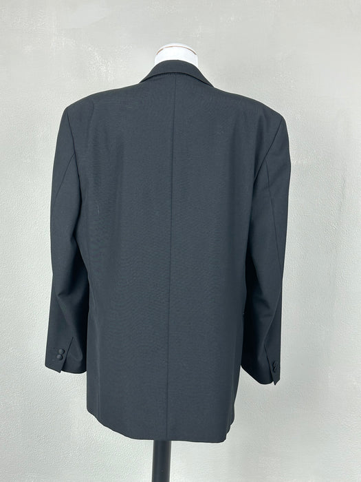 Zwarte smoking jas met puntige kraag L