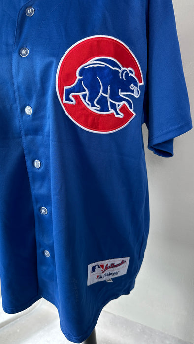 Blauw baseball shirt