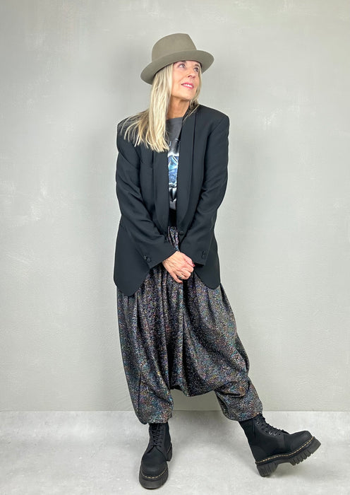 Harembroek in glitterstof