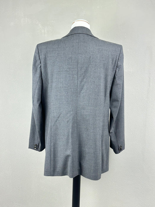 Grijs getailleerde 70's blazer